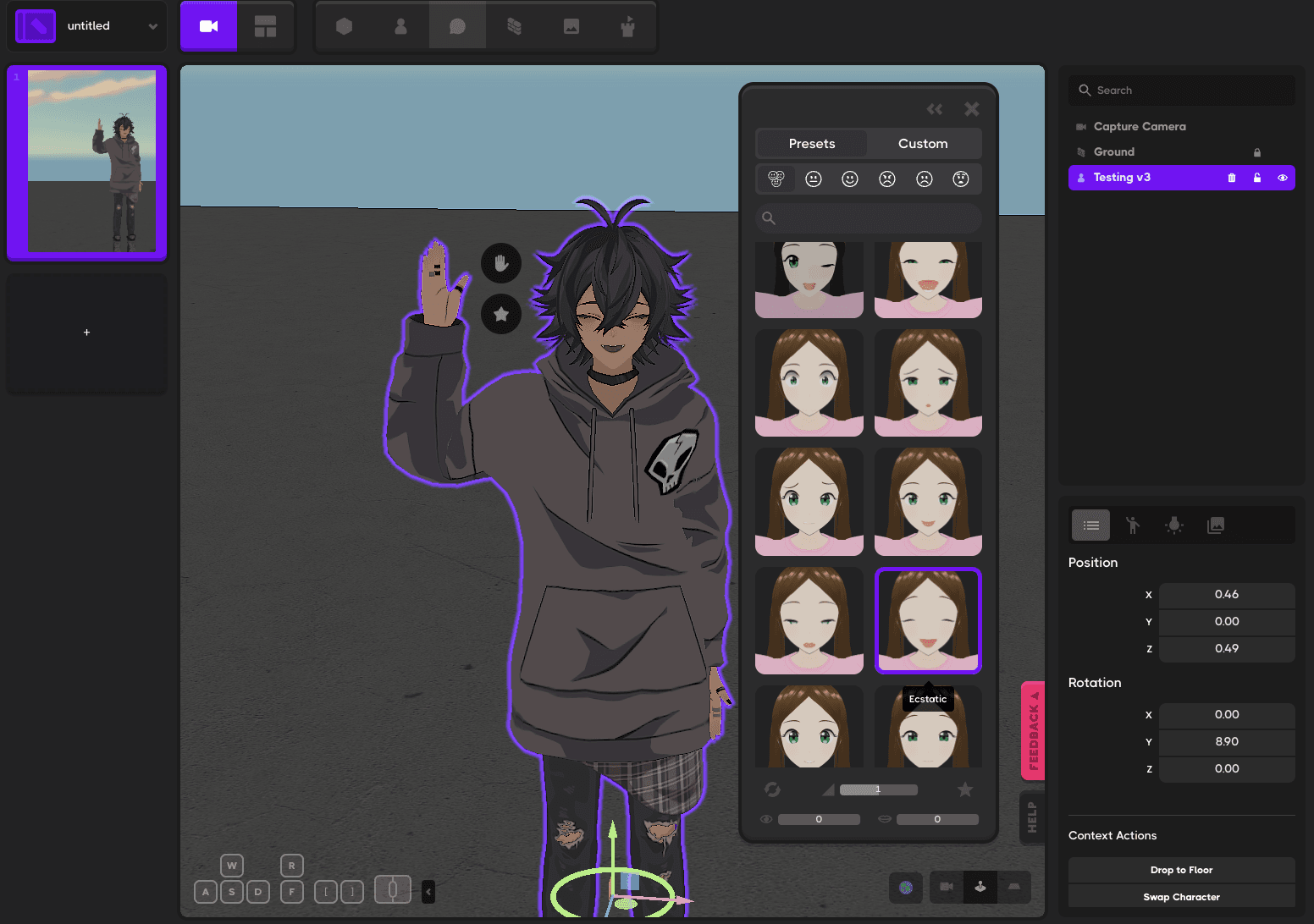 Cast & Pose Characters